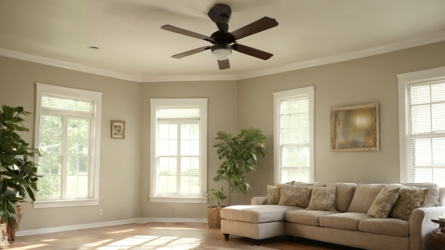 Ceiling Fan Summer Cooling Direction and Energy Plan