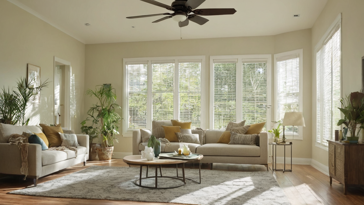 Blinds and fan cooling